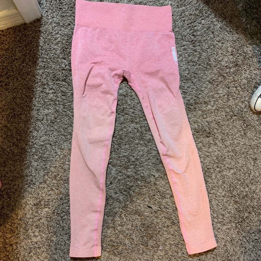 GYMSHARK OMBRÉ SEAMLESS PEACH / CORAL